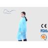 Buy cheap 35G Disposable Non Woven Lab Coat Knitted Cuffs Type L / XL / XXL Size from wholesalers