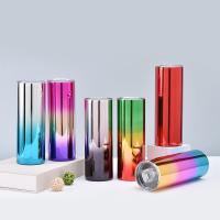 Buy cheap 600ml Red Metallic Drink Ware Custom 20 Oz Stainless Steel Tumbler Skinny product