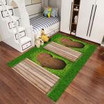 Noble Atmosphere Light Luxury Bedroom Floor Carpets Rectangle Shape