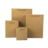 Buy cheap Small Business Shopping Custom Logo Embossed Craft Paper Tote Bag With Ribbon Handle from wholesalers