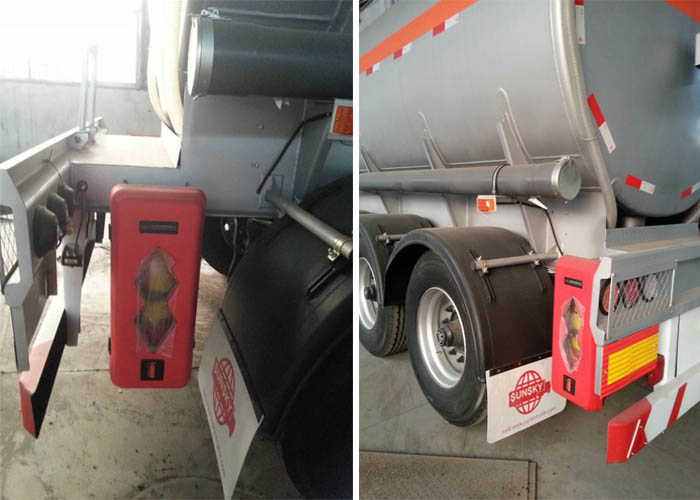 Fuel tanker trailer with BPW Axles