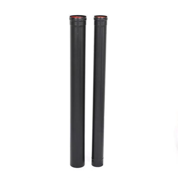 Buy cheap Carbon Steel Black Pellet Stove Pipe Straight Round Shaped Custom Size High Performance from wholesalers