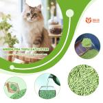 Dia 1.5mm 1.8mm 2.0mm Dofu Cat Litter Eco Compostable Clumping Cat Litter