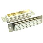 Round Contacts Printed Circuit Board Connectors , D Sub Connector 9 Pin 15 Pin