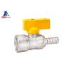 Buy cheap Aluminum Handle PTFE Brass Gas Valve 9.5mm Gas Connector Valve from wholesalers