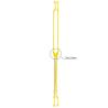 Buy cheap Yellow Plastic C Type Flat Steel Healds 380mm JW-1240 ISO9001 from wholesalers
