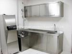 Chemistry Stainless Steel Lab Furniture Adjustable Feet With 2 Layers Reagent
