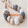 Buy cheap Candy Colors Crochet Round Wooden Beads Necklace For Women, baby, fashion, clothes, bead from wholesalers