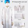 Buy cheap Production 20000PCS/Day Nonwoven PP Disposable Visitor Lab Coat with OEM CE Approval from wholesalers