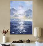 Modern Wall Art Paintings , Seascape Oil Paintings Non - Toxic For House