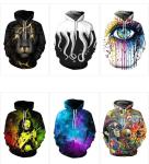 Men's Digital Print Sweatshirts Tye Dye Luxury Print Hoodies apparel Hoodie