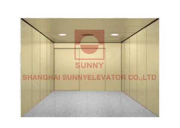 Buy cheap Hairline Stainless Steel Freight Elevator Double Door Knife 0.5 - 3.0m/S from wholesalers