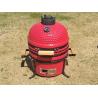 Buy cheap Red Glazed 15 Inch Kamado Grill Smoker Ceramic Charcoal Kitchenware from wholesalers