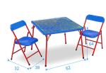 Customizable Metal Material Folding Kids Desk and Chair Sets for Kids' Study