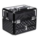 Adjustable Dividers Makeup Train Case Personalized Logo For Makeup Artists