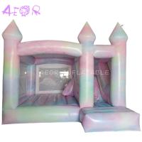 Buy cheap Party Tie Dye Color Inflatable Bounce House Slide Tie Dye Bouncy Castle product