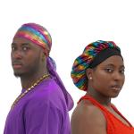Long Shiny Designer Durags And Bonnets For Men
