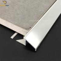 Buy cheap Slope Edge Floor Transition Strip Reducer Chrome Silver Color product