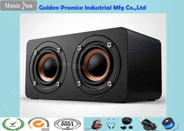 Buy cheap 6W 52mm Wooden Bluetooth Speaker Dual Horn 1500MA TF Card HIFI Effect from wholesalers