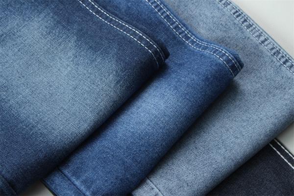 Fashion Trend Recycling Cotton Denim Fabric 100% Recycling Cotton 7 OZ Eco