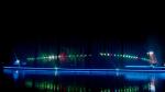 Decorative Water Laser Show , Digital Laser Light Show System On Water Fountain