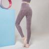 Buy cheap Jacquard artwork 260g Womens Yoga Leggings Black Seamless Gym Tights from wholesalers