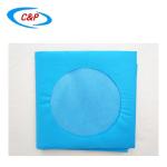 Soft Sterile Incise Fenestrated Blue Surgical Drapes Fluid Repellent