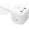 Buy cheap Three USB Ports 18W Max Smart Power Strips with AC Socket 125V10A 1250W from wholesalers