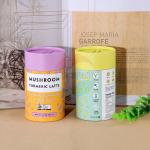 Easy Open End Lid 150mm Paper Tube Box For Tea Custom Logo Printing