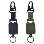 Buy cheap Deyi Badge Reel Heavy Duty Carabiner Badge Holder Extendable Badge Reel ID Holder Key Ring Steel Retractable from wholesalers