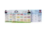 Custom Advertising Fridge Magnet, Magnetic Business Card With Calendar