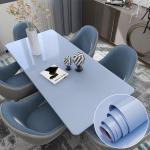 White 3D Waterproof Kitchen Countertop Wallpaper 100m Shiny Marble Contact Paper