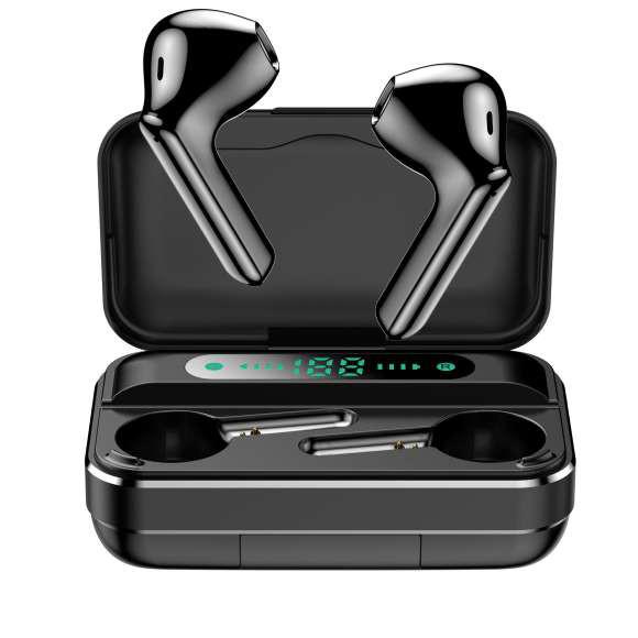 Buy cheap LED Display Tws Bluetooth Earbuds , 2500Mah IPX6 Water Resistant Wireless Earphones from wholesalers