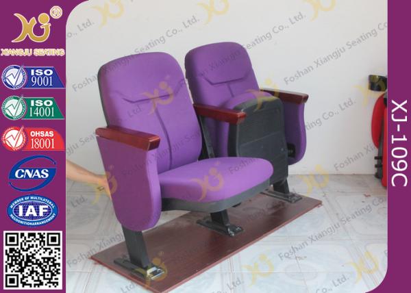 Buy cheap Low Back Plastic Back Church Hall Chairs / Seating Noise Free Returning from wholesalers