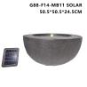Buy cheap Max Flow 200L/H Solar Water Fountain with Sandstone Bowl Outdoor Water Pump 8V/1W from wholesalers