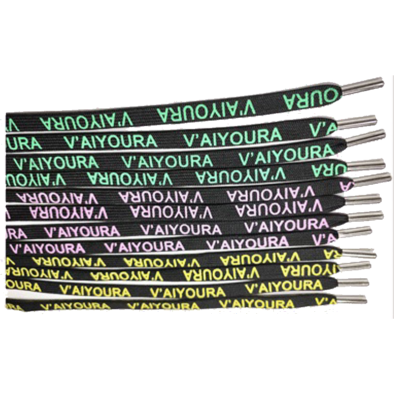3/8 9mm 10mm Polyester Flat Braided Drawcord With Silicone Tips