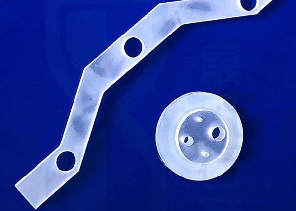 Buy cheap Cnc Machined Fused Quartz Parts Frosted Surface 450mm from wholesalers