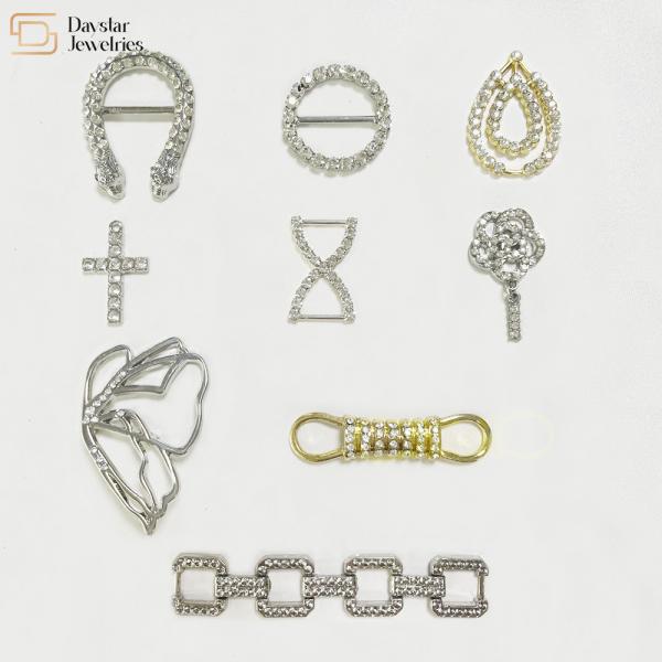 Buy cheap Custom Accessories Zircon Metal Buckle Chain Pendants For Key Handbag from wholesalers