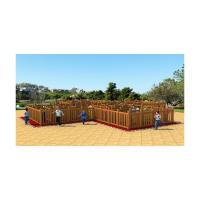 Buy cheap Customize Durable Commercial Wooden Playground Equipment For 10 - 20 Persons product