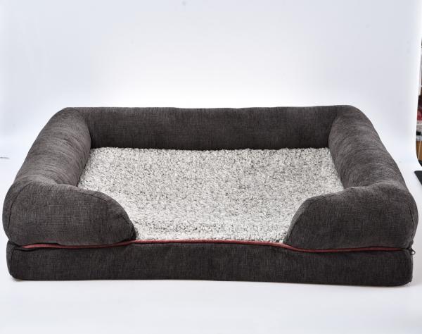 Buy cheap Waterproof Lining Large Luxury Orthopedic Dog Bed Sofa couch With Removable Washable Cover from wholesalers