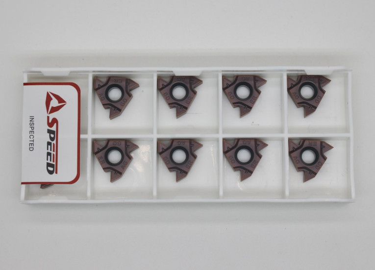 Virgin Raw Material Carbide Threading Insert For Stainless Steel Right Hand / Left Hand