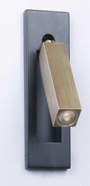 Buy cheap Built-in 3W square LED wall lamp reading lamp hotel bedroom bedside lamp from wholesalers
