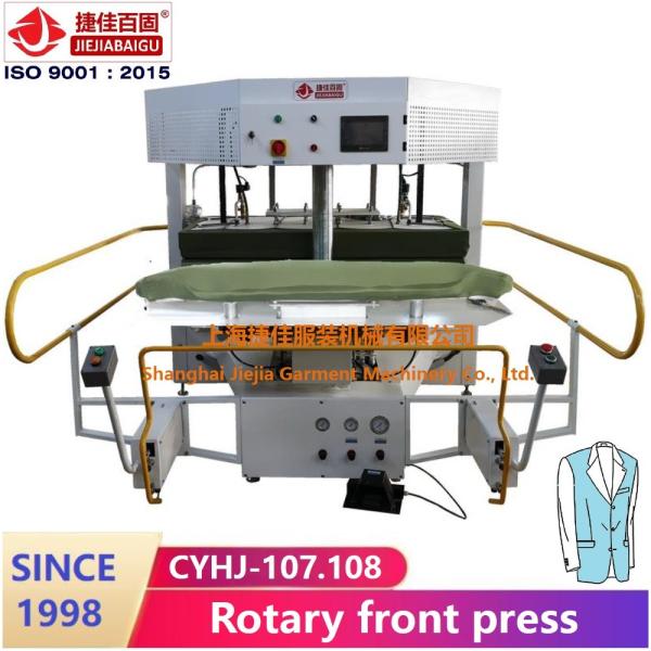 Buy cheap Rotary 220V Automatic steam Press Cloth Machine , Steam Cloth Iron Press Machine steam heating system blazer suit from wholesalers