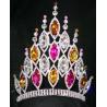 Buy cheap Big stones rhinestone pageant crowns crytal pageant crowns USA pageant supplier china rhinestone manufacturer from wholesalers