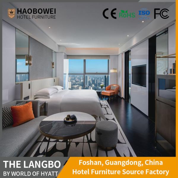 Buy cheap Hotel's Aesthetics With Modern Double Bedroom Furniture Set From Foshan from wholesalers