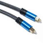 Toslink Audio Cable Blue Digital Optical Fiber Cable Toslink Cable Aluminum