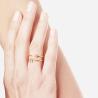 Buy cheap Silver Jewelry Personalized 18K Gold Plated Stacking Initial CZ Thin Rings for Women from wholesalers