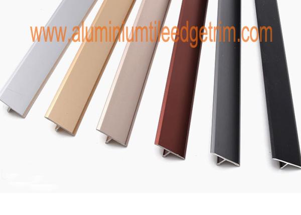 Buy cheap Extrusion Aluminium Floor Trims T Shaped 20mm Width Floor Decoration Lines from wholesalers