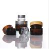 Buy cheap Transparent Amber Frosted Glass Cream Jars For Cosmetic 30g 1oz from wholesalers