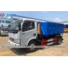 Buy cheap Dongfeng Hydraulic Hook Auto Tipping Garbage Collection Truck 4-6 CBM from wholesalers